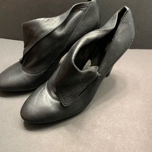 Black Coach heel/ boot